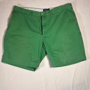 Polo by Ralph Lauren Prospect Shorts Mens Size 42 Green Cotton Casual
